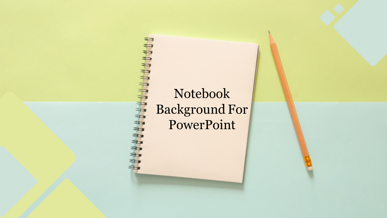 notebook background for powerpoint presentation